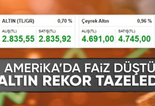 Altın fiyatlarında tarihi rekor
