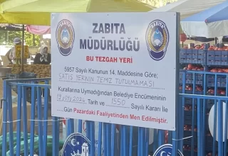 Çorum’da Hijyen İhlali Yapan Esnafa Tezgah Kapatma Cezası