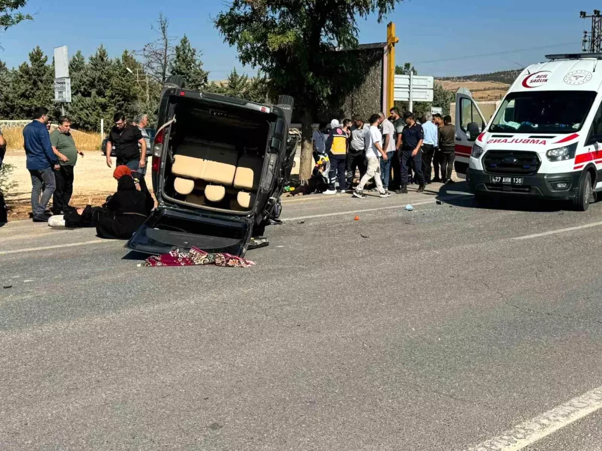 Gaziantep’te Trafik Kazası: 5 Yaralı