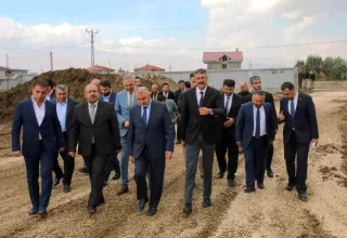 Hakkari Valisi Ali Çelik Yüksekova’da İncelemelerde Bulundu