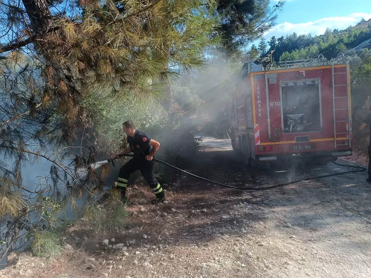 Hatay’da Orman Yangını Söndürüldü