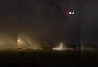 Hortum Sahilde Cankurtaran Kulesini Yıktı