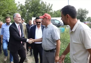 İnegöl Cerrah Kuru Fasulyesinde Hasat Dönemi Başladı