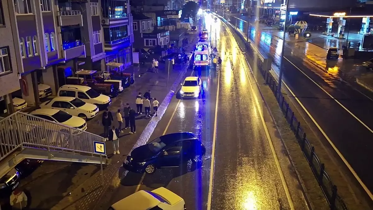 Samsun’da Trafik Kazası: 1 Yaralı