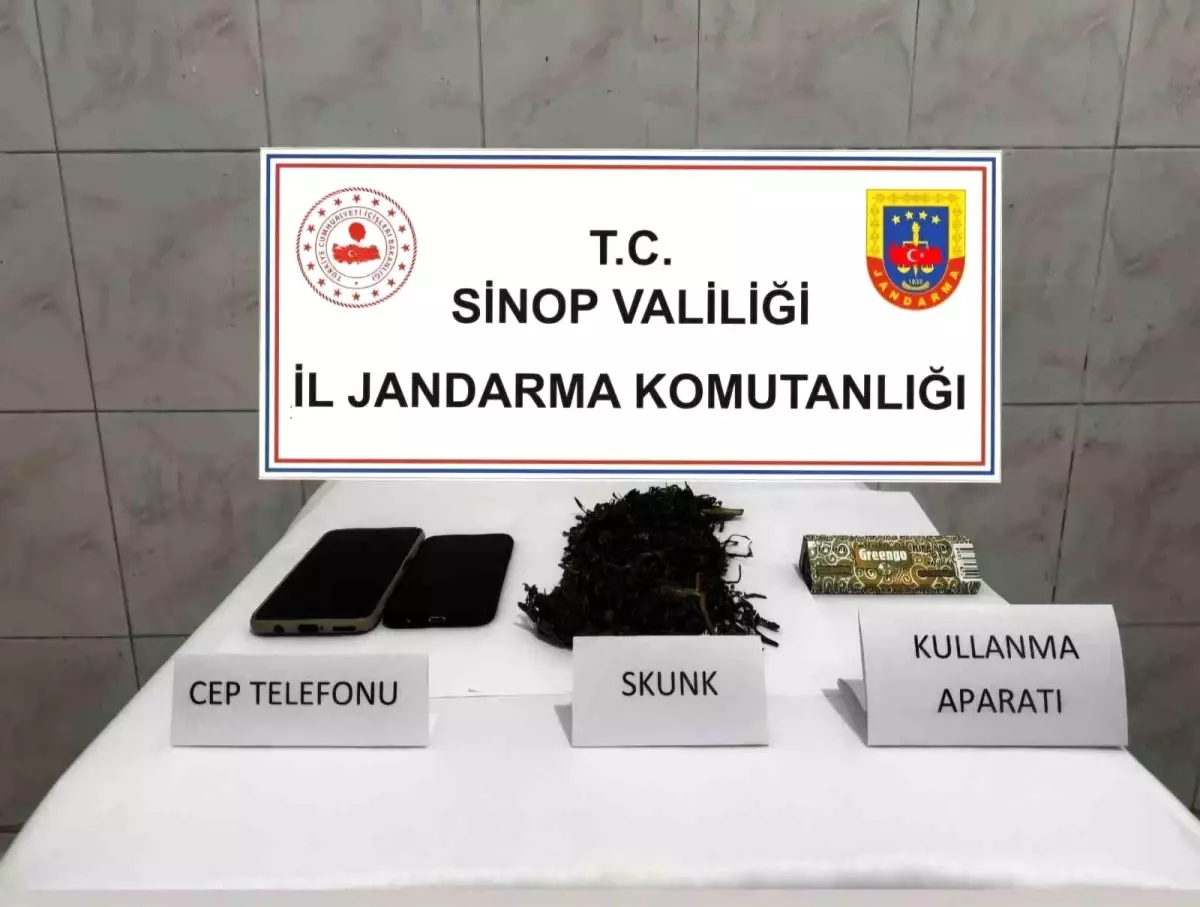 Sinop’ta Uyuşturucu Operasyonu: 40,73 Gram Skunk Ele Geçirildi
