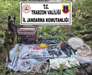 Trabzon’da Define Ararken Yakalandılar: Kilolarca Patlayıcı Ele Geçirildi