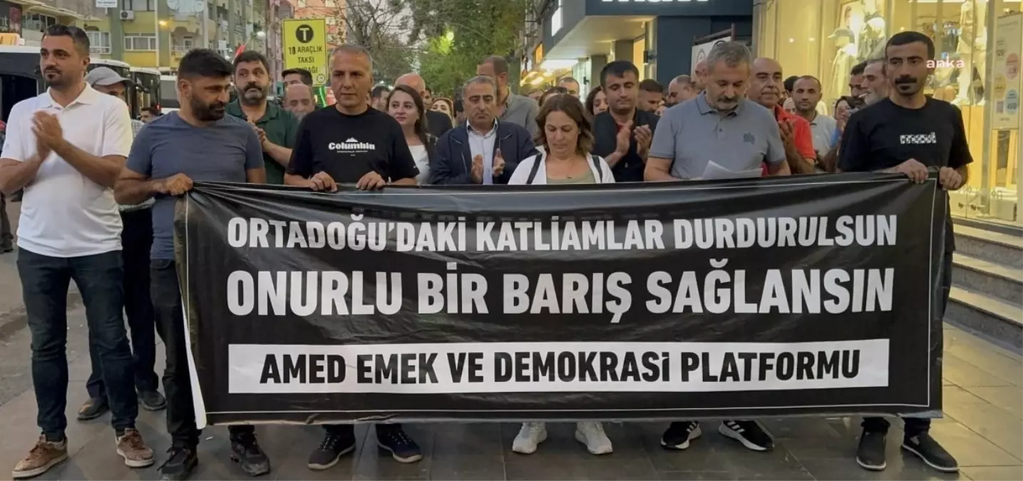 Diyarbakır’da İsrail Saldırılarına Protesto