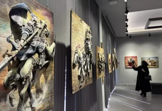Kayseri’de atık malzemelerden yapılan rölyeflerin sergisi açıldı