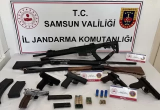 Samsun’da Kaçak Silah Ticareti Operasyonu: 7 Gözaltı