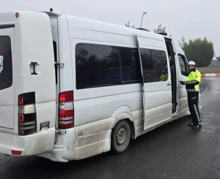 Ağrı’da Öğrenci Servislerine Denetim Devam Ediyor