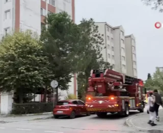 Balkondaki Yangın, İtfaiyenin Erken Müdahalesi ile Kontrol Altına Alındı