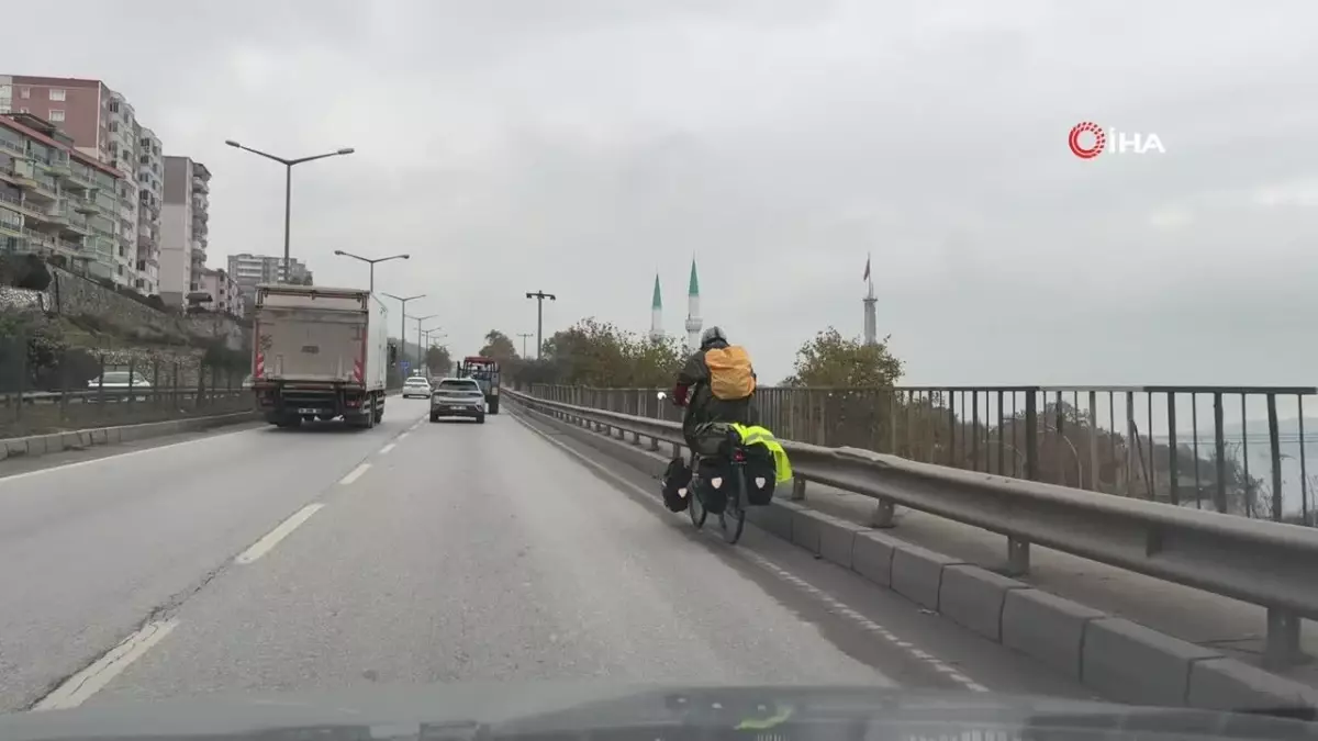 Berlin’den Bursa’ya 2 bin 500 kilometre bisikletle yolculuk