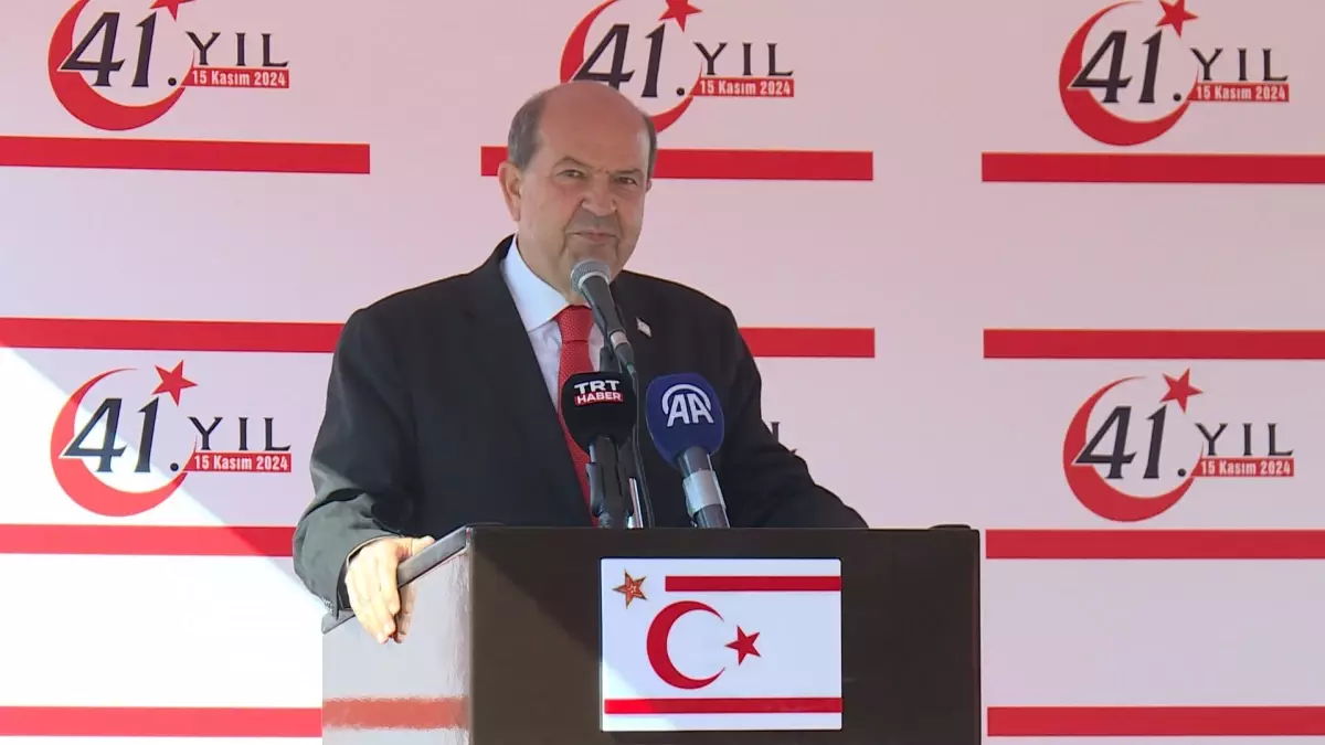 Cumhurbaşkanı Tatar: ‘Haklı davamızdan vazgeçmeyeceğiz’