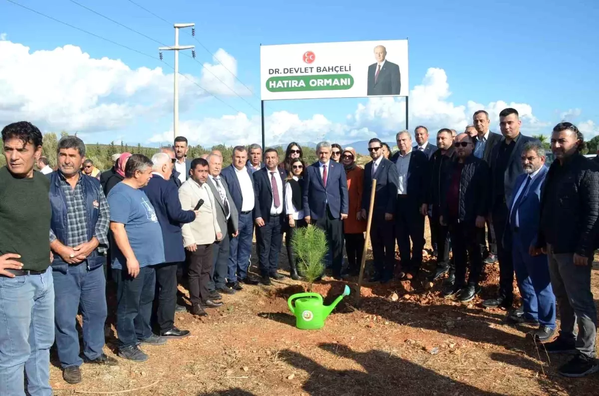 Didim’de ‘Devlet Bahçeli’ hatıra ormanı