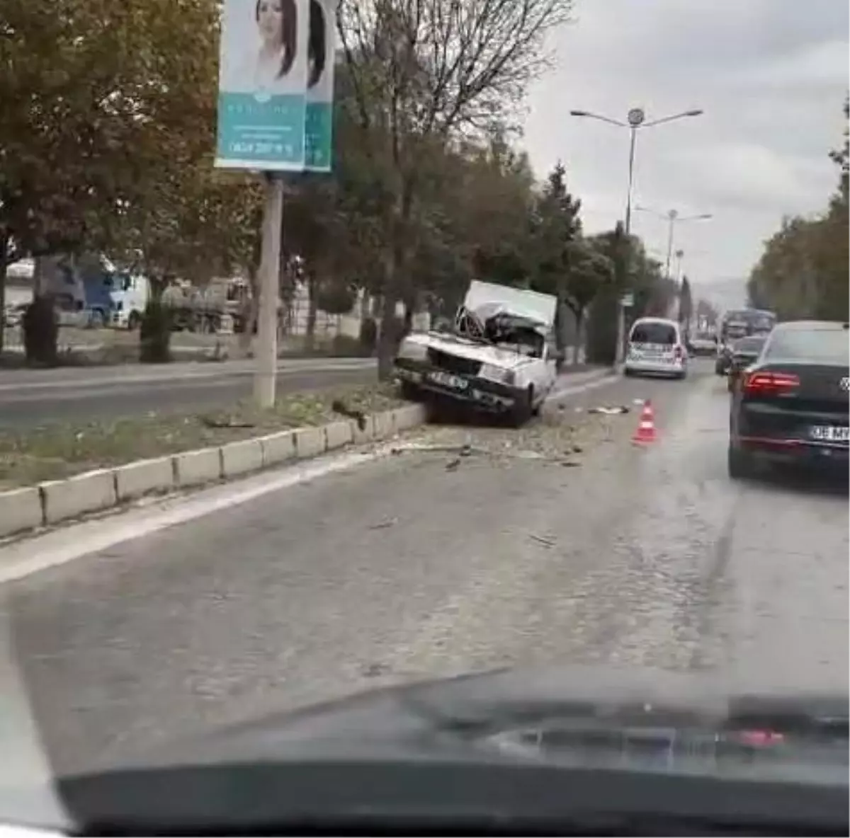 Elazığ’da Fiat Tofaş Kazası: Sürücü Yaralandı