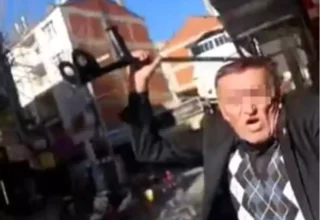 Isparta’da Kiracı ve İş Yeri Sahibi Arasındaki Kavga Kamerada
