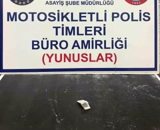 Kütahya’da Motosikletli Polis Timleri Uyuşturucu Ele Geçirdi