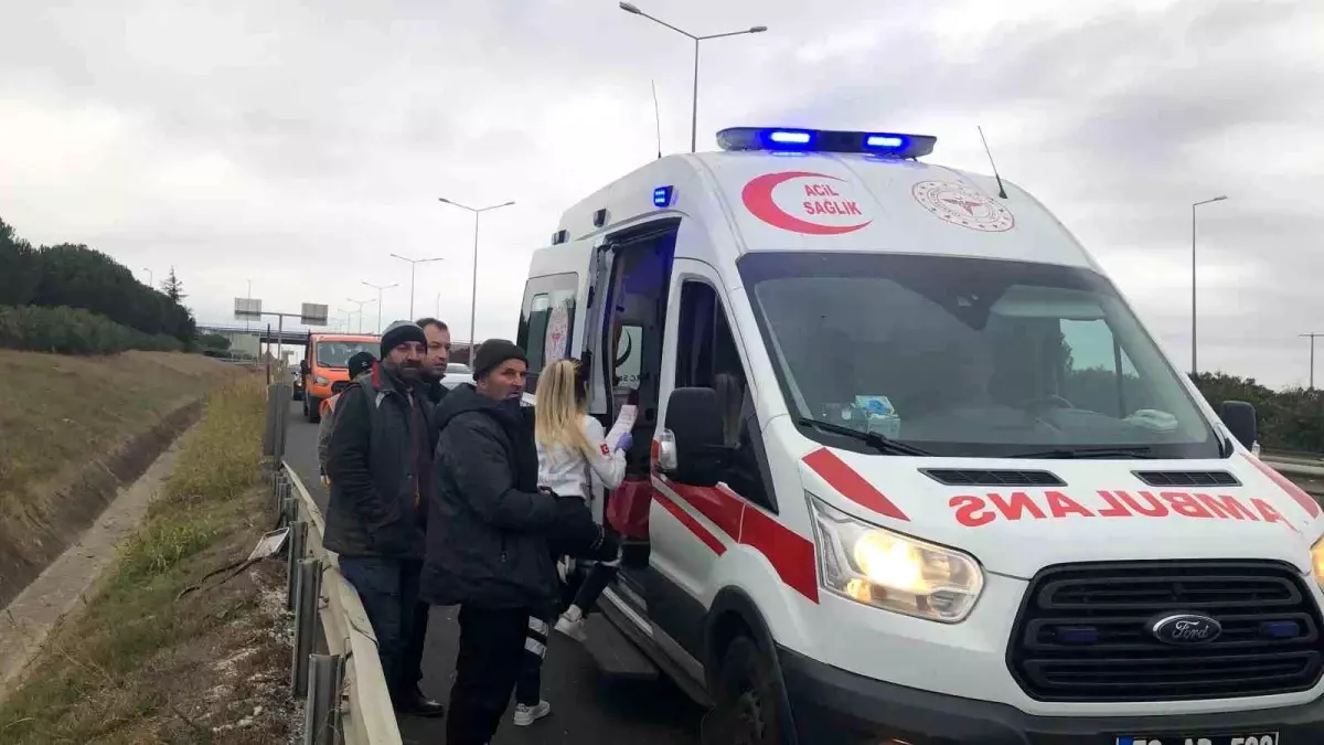 Tekirdağ Çorlu’da Trafik Kazası: 2 Yaralı
