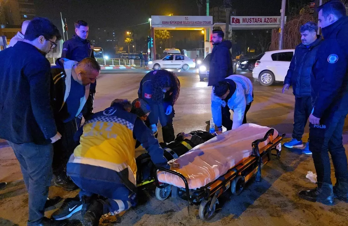 Adana’da Motosiklet Kazası: Sürücü Yaralandı
