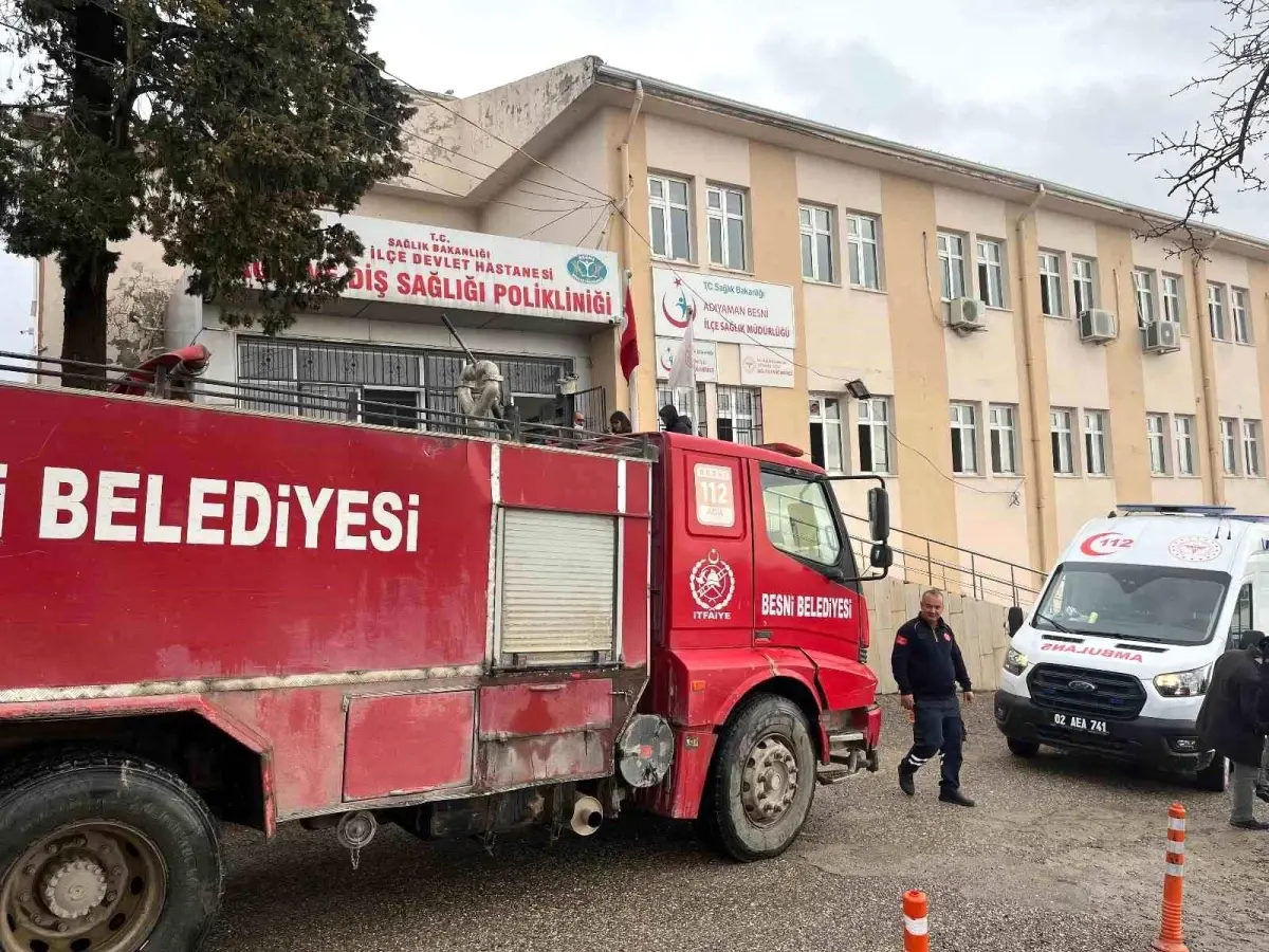 Adıyaman’da Diş Hastanesi’nde Yangın Paniği