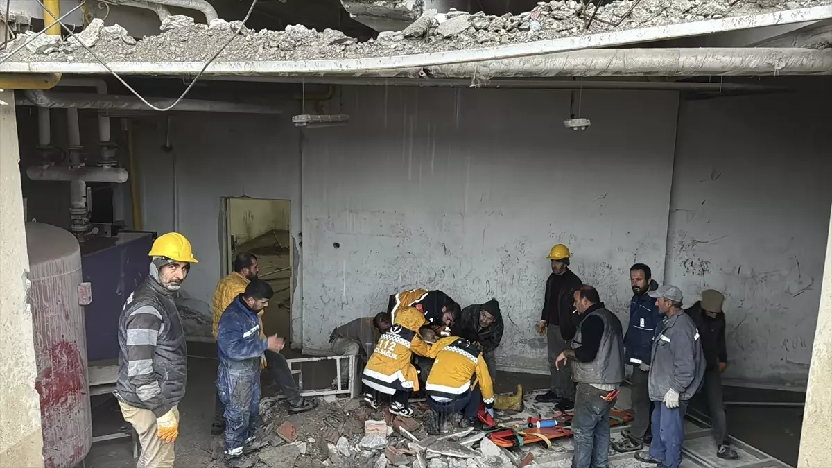 Adıyaman’da İşçi Duvar Altında Kaldı