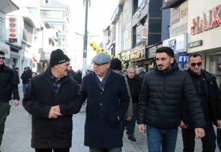 Ağrı Valisi Koç, Esnaf Ziyaretlerinde Vatandaşlarla Buluştu