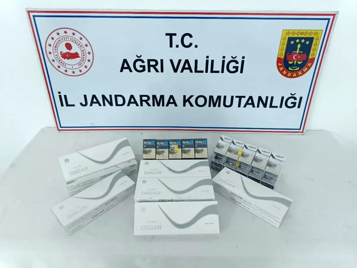 Ağrı’da Kaçak Sigara Operasyonu: 5 Bin 435 Adet Ele Geçirildi