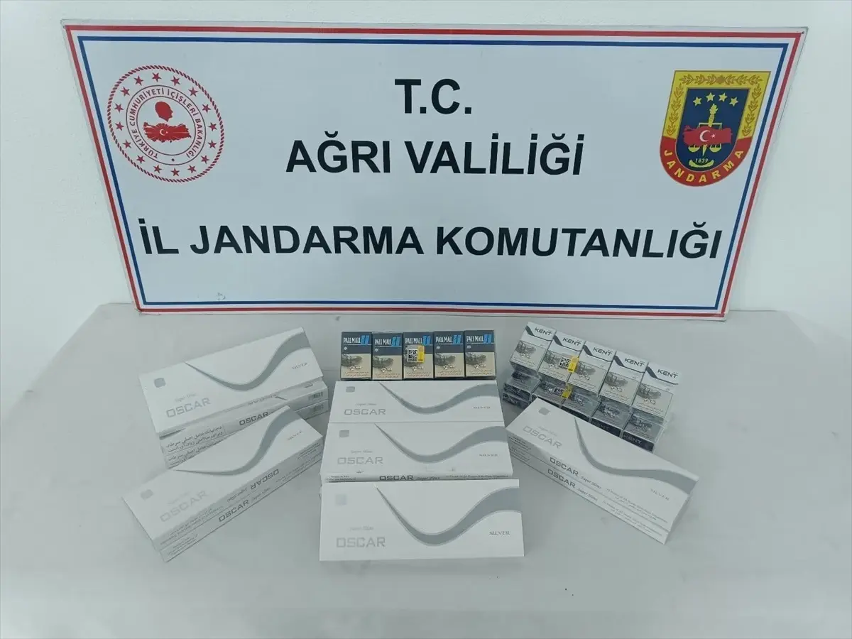 Ağrı’da Kaçak Sigara Operasyonu: 5 Bin 435 Paket Ele Geçirildi