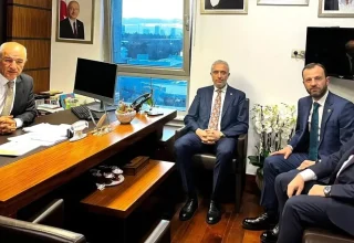 AK Parti Milletvekillerinden Saadet Partisi Üyesine Taziye Ziyareti
