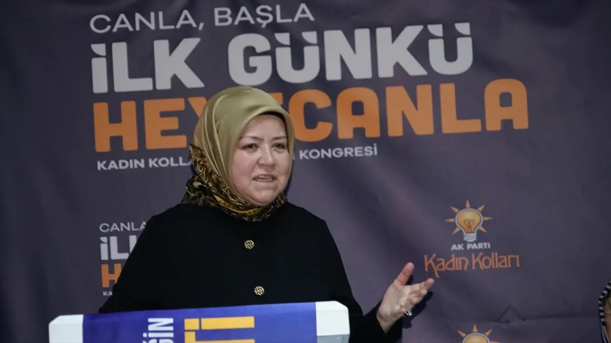 AK Parti Polatlı İlçe Kadın Kolları Kongresi’nde Şerife Ceylan Yeniden Başkan Seçildi