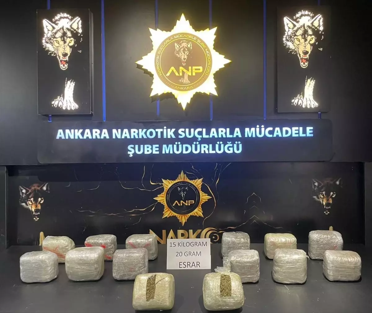 Ankara’da 15 Kilogram Uyuşturucu Ele Geçirildi
