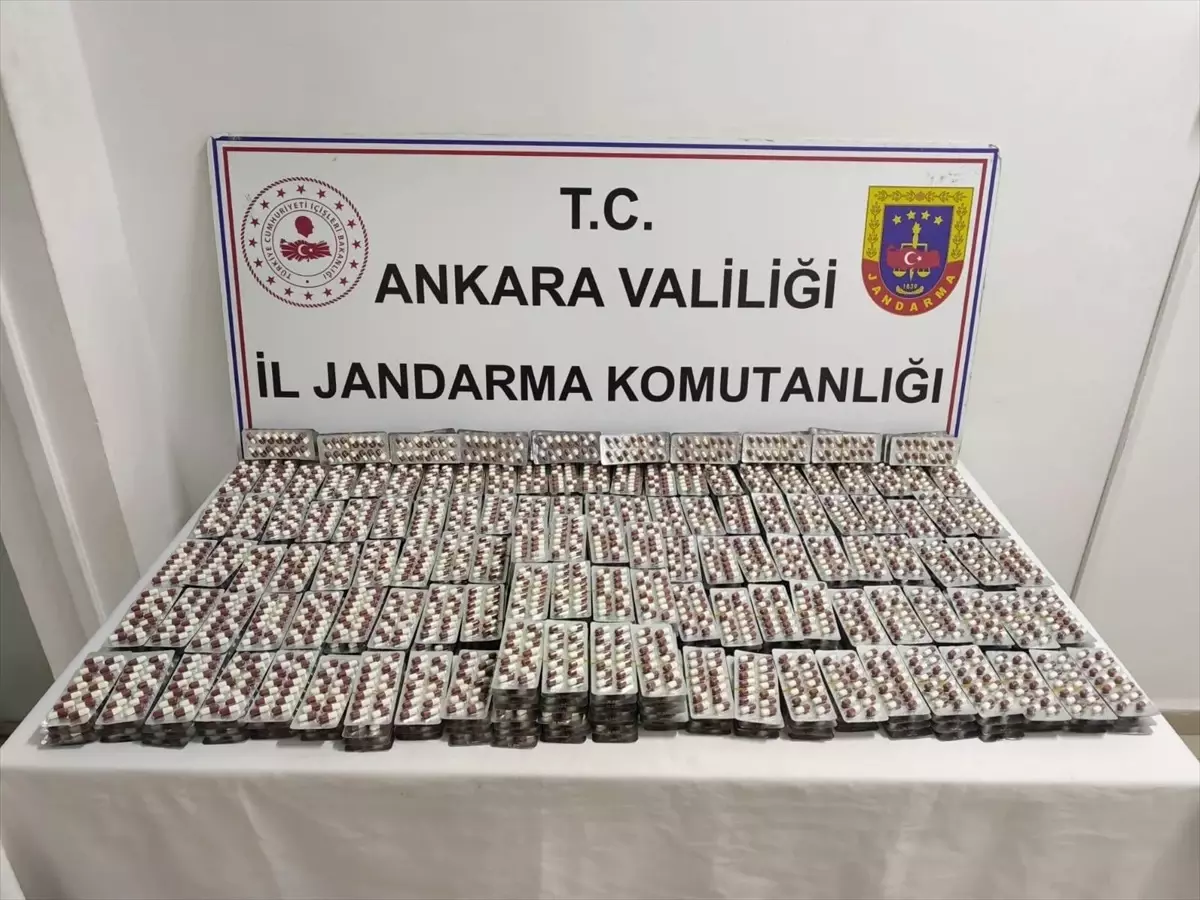 Ankara’da Uyuşturucu Operasyonu: 7 Bin 650 Hap Ele Geçirildi