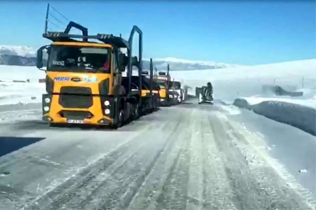 Ardahan’da Kar Yağışı ve Buzlanma Trafiği Aksattı