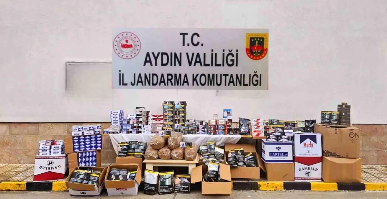 Aydın’da Kaçak Tütün Operasyonunda 242 Bin Makaron Ele Geçirildi