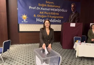 Belgin İba, AK Parti Edirne İl Başkanlığına Yeniden Seçildi