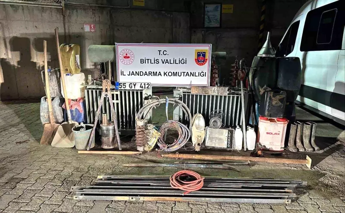 Bitlis’te 11 Hırsızlık Olayıyla İlgili 4 Kişi Gözaltına Alındı
