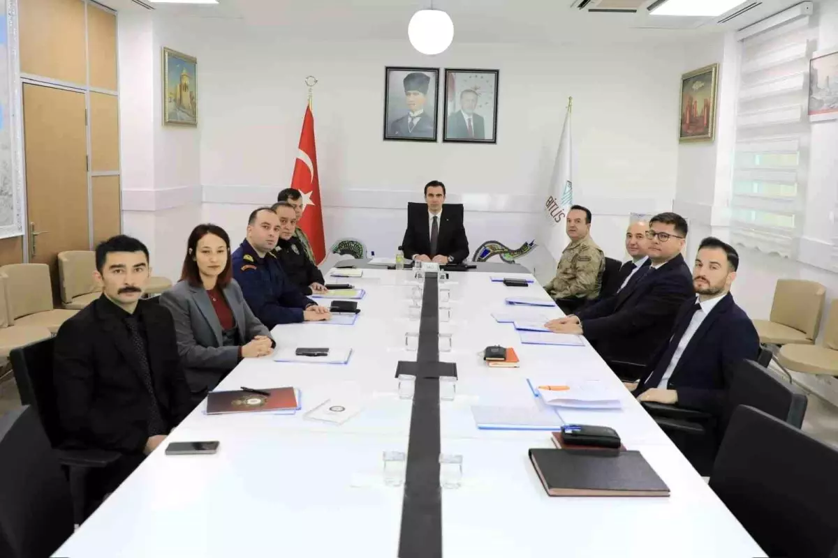 Bitlis’te Güvenlik ve Asayiş Koordinasyon Toplantısı Yapıldı
