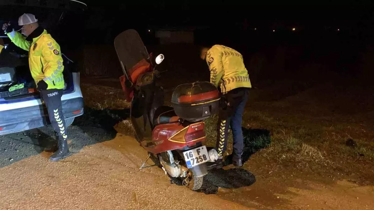 Bursa’da Çalıntı Motosikletle Yakalanan Sürücüye 39 Bin TL Ceza