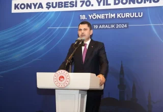Çevre, Şehircilik ve İklim Değişikliği Bakanı Kurum Konya’da konuştu Açıklaması