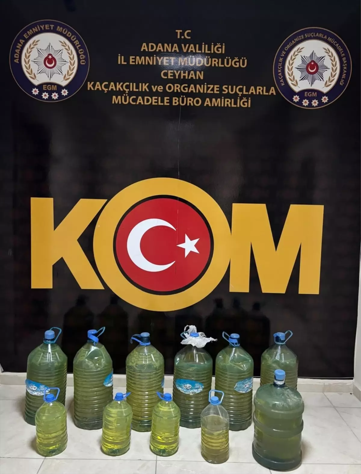 Ceyhan’da Kaçak Akaryakıt Operasyonu: 150 Litre Ele Geçirildi!