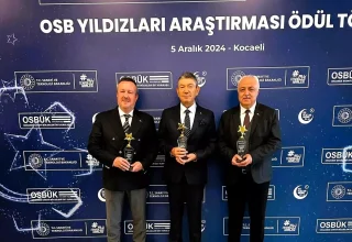 Denizli Organize Sanayi Bölgesi, OSB Yıldızları Araştırması’nda Ödül Aldı