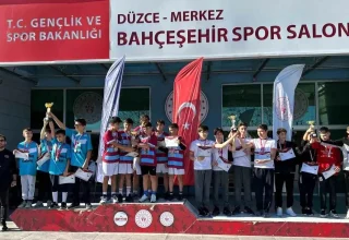 Düzce’de Okul Sporları Kros Müsabakaları Düzenlendi