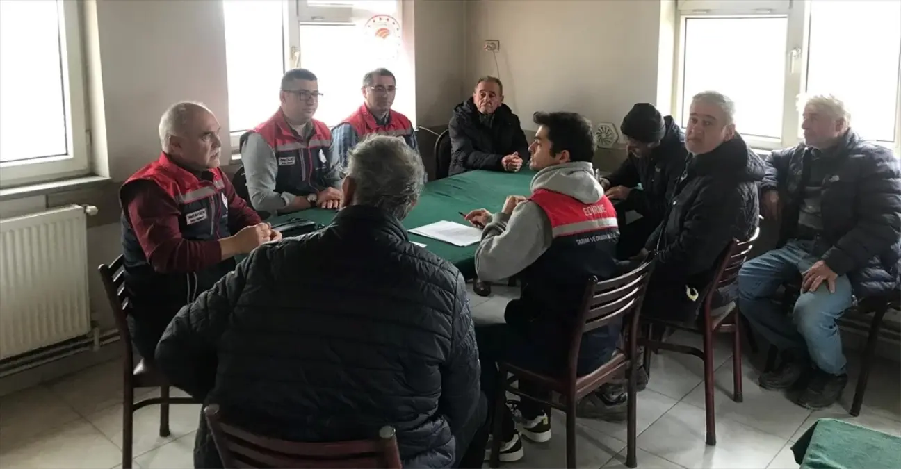 Edirne’de Üreticilere Cuma Buluşmaları ile Tarımsal Bilgilendirme