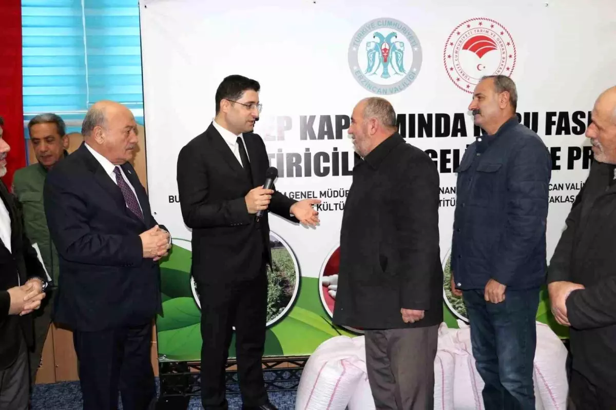 Erzincan’da Yerli Kuru Fasulye Tohumu Dağıtımı
