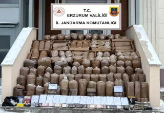Erzurum’da Kaçak Tütün Operasyonu: Bir Tondan Fazla Ele Geçirildi