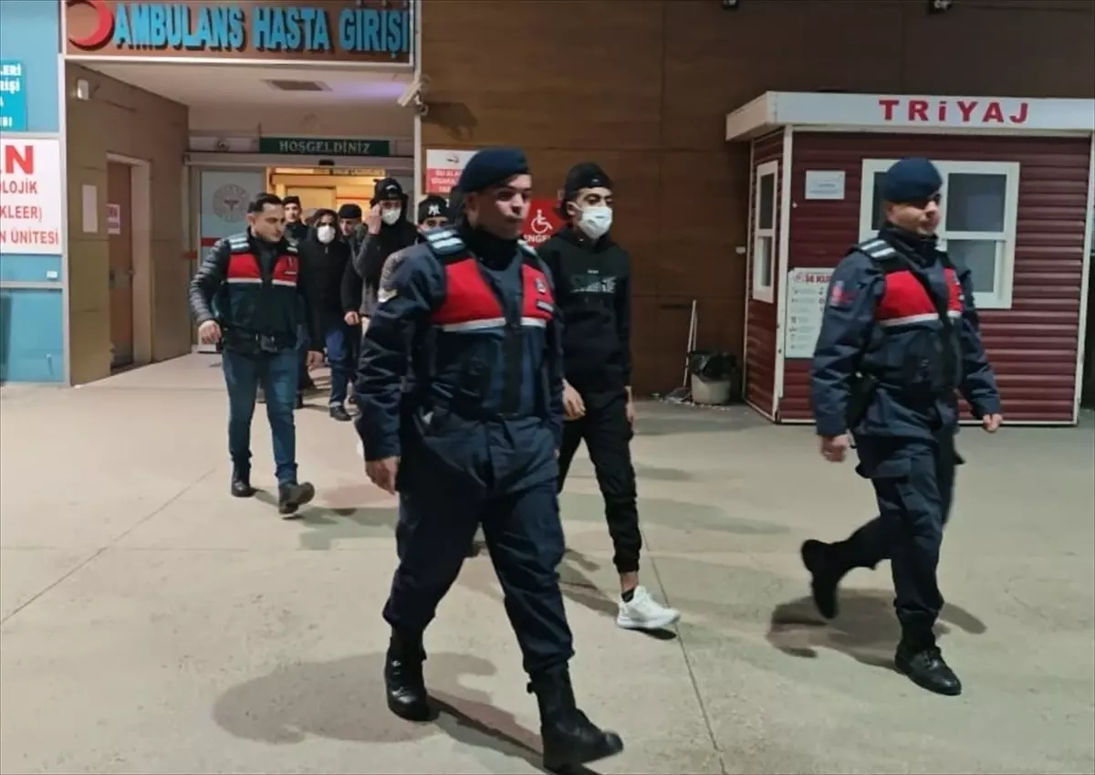 İnegöl’de 13 Düzensiz Göçmen Yakalandı