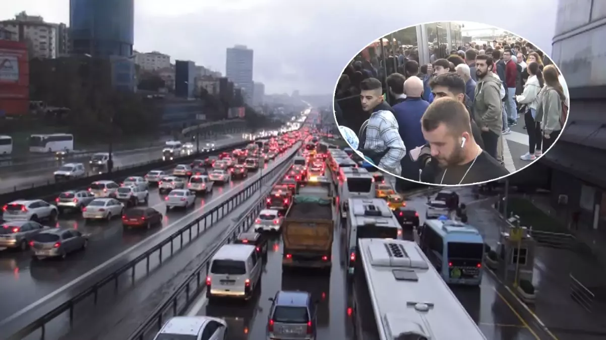 İstanbul’da trafik yoğunluğu yaşanıyor