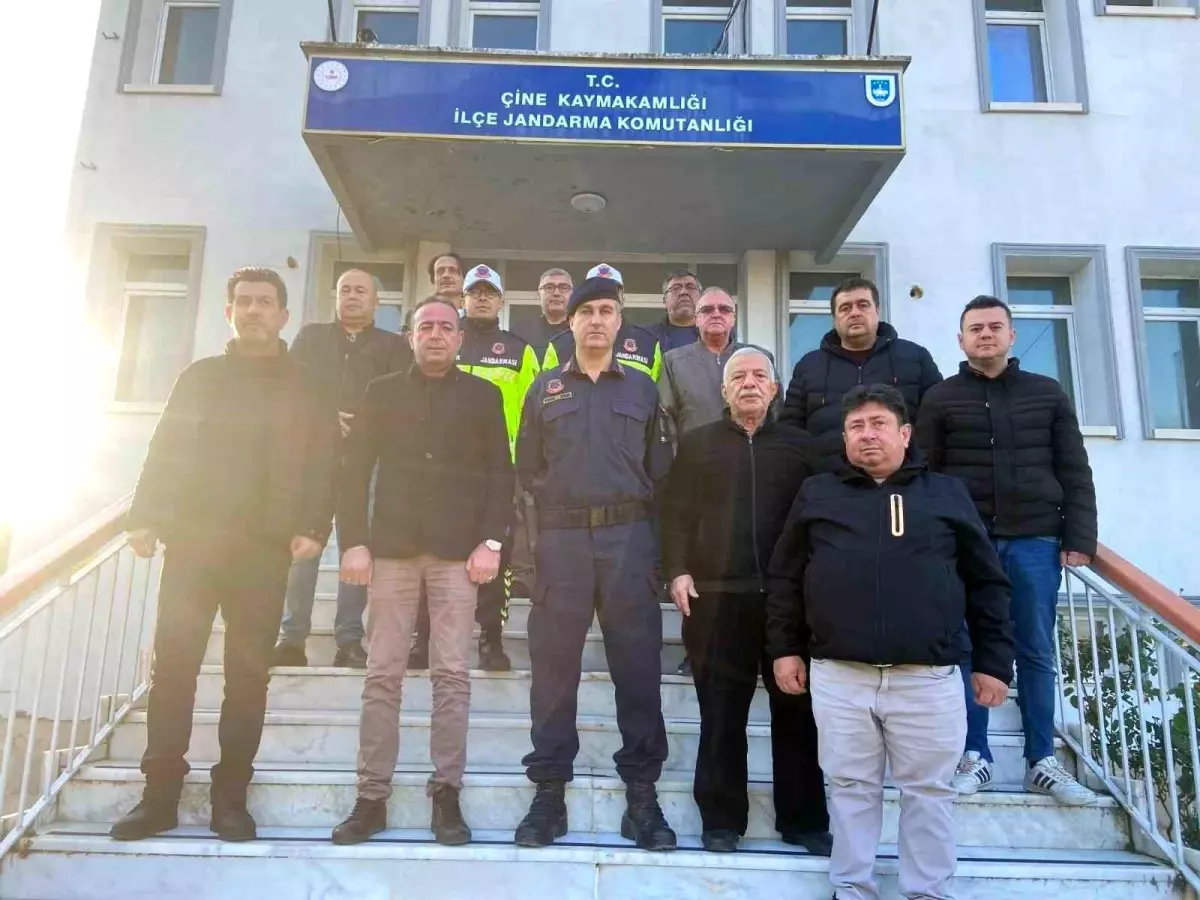 Jandarma, Çine’deki Taksi Şoförlerini Bilgilendirdi