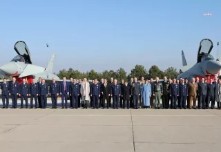 Katar’da Tatbikata Katılan Eurofighter Uçakları Ankara’ya İndi