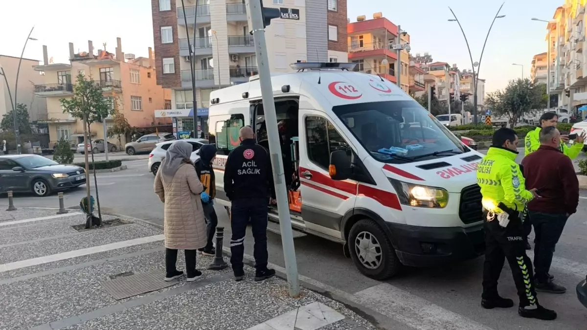 Manavgat’ta Yaya Geçidinde Bisiklet Kazası